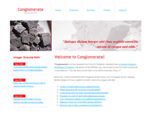 Preview conglomerate - FREE HTML CSS JavaScript Template