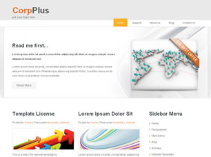 Preview corpplus - FREE HTML CSS JavaScript Template