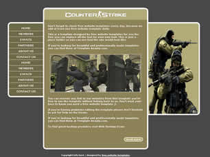 Preview counter strike - FREE HTML CSS JavaScript Template