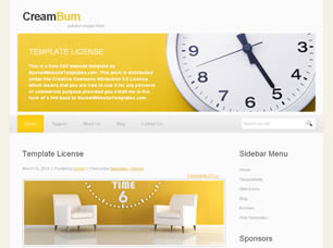 Preview creamburn - FREE HTML CSS JavaScript Template