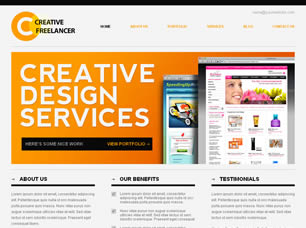 Preview creative freelancer - FREE HTML CSS JavaScript Template