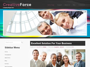 Preview creativeforce - FREE HTML CSS JavaScript Template