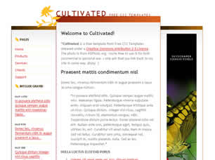 Preview cultivated - FREE HTML CSS JavaScript Template