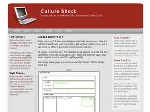 Preview culture shock - FREE HTML CSS JavaScript Template