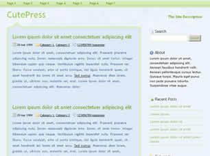 Preview cutepress - FREE HTML CSS JavaScript Template
