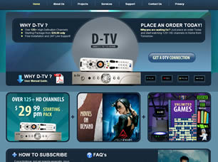 Preview d tv - FREE HTML CSS JavaScript Template