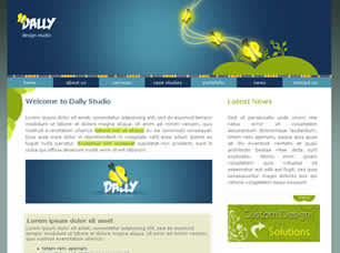 Preview dally studio - FREE HTML CSS JavaScript Template