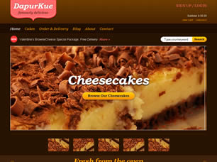 Preview dapurkue - FREE HTML CSS JavaScript Template