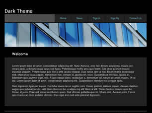 Preview dark theme - FREE HTML CSS JavaScript Template