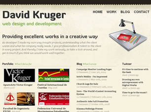 Preview david kruger - FREE HTML CSS JavaScript Template