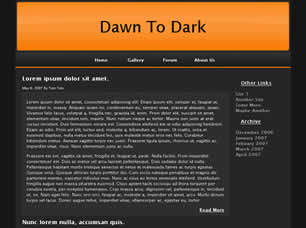 Preview dawn to dark - FREE HTML CSS JavaScript Template