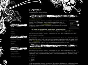 Preview decayed - FREE HTML CSS JavaScript Template