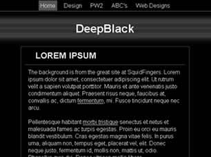 Preview deepblack - FREE HTML CSS JavaScript Template