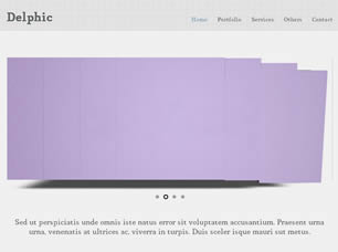 Preview delphic - FREE HTML CSS JavaScript Template