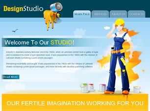 Preview design studio - FREE HTML CSS JavaScript Template