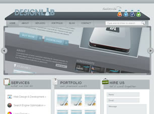 Preview designlab - FREE HTML CSS JavaScript Template