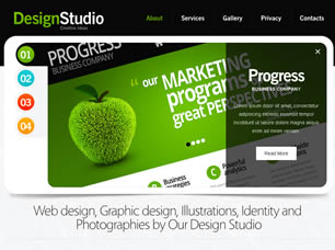 Preview designstudio - FREE HTML CSS JavaScript Template