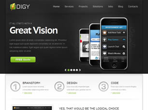 Preview digy - FREE HTML CSS JavaScript Template