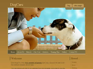 Preview dogcare - FREE HTML CSS JavaScript Template