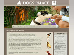 Preview dogs palace - FREE HTML CSS JavaScript Template