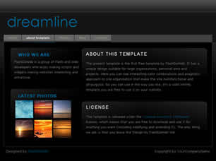 Preview dreamline - FREE HTML CSS JavaScript Template