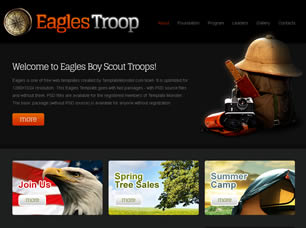 Preview eaglestroop - FREE HTML CSS JavaScript Template