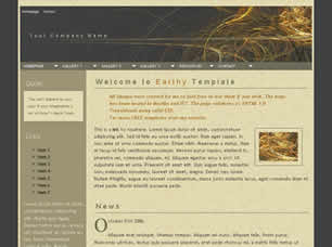 Preview earthy - FREE HTML CSS JavaScript Template