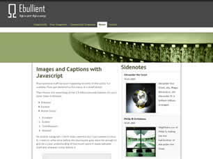 Preview ebullient - FREE HTML CSS JavaScript Template