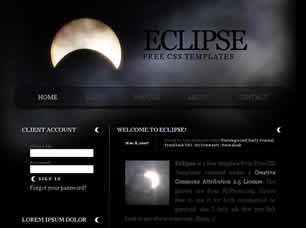 Preview eclipse - FREE HTML CSS JavaScript Template