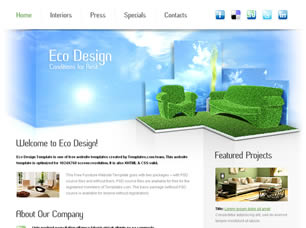 Preview eco design - FREE HTML CSS JavaScript Template