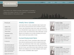 Preview ecobusiness - FREE HTML CSS JavaScript Template