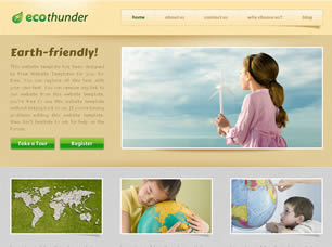 Preview ecothunder - FREE HTML CSS JavaScript Template