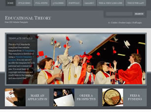 Preview educational theory - FREE HTML CSS JavaScript Template