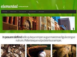 Preview elemental - FREE HTML CSS JavaScript Template