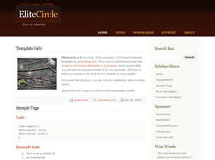 Preview elitecircle 1 0 - FREE HTML CSS JavaScript Template