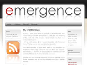 Preview emergence - FREE HTML CSS JavaScript Template