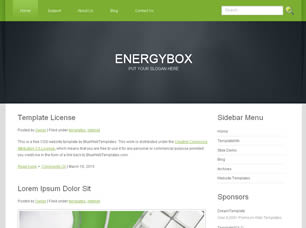 Preview energybox - FREE HTML CSS JavaScript Template