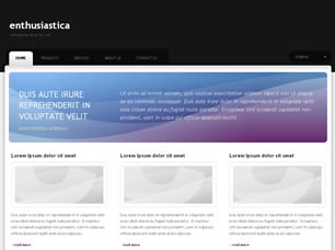 Preview enthusiastica - FREE HTML CSS JavaScript Template