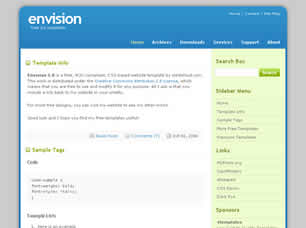 Preview envision 1 0 - FREE HTML CSS JavaScript Template