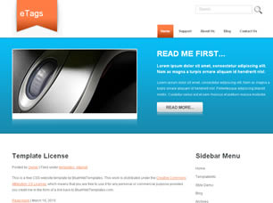 Preview etags - FREE HTML CSS JavaScript Template