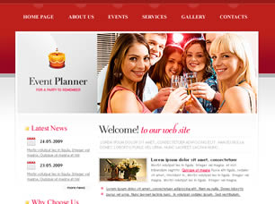 Preview event planner - FREE HTML CSS JavaScript Template