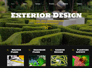 Preview exterior design - FREE HTML CSS JavaScript Template