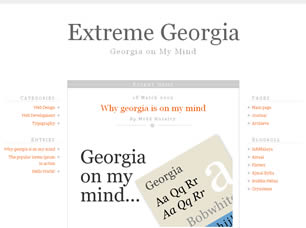 Preview extreme georgia - FREE HTML CSS JavaScript Template