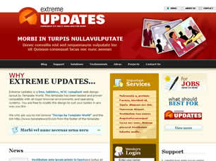 Preview extreme updates - FREE HTML CSS JavaScript Template