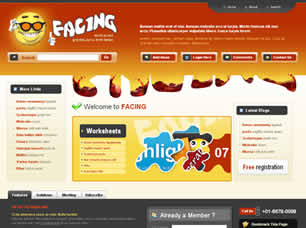 Preview facing - FREE HTML CSS JavaScript Template