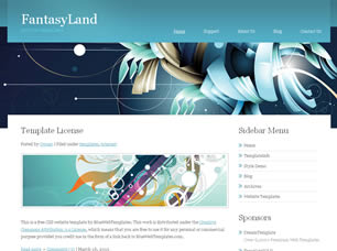 Preview fantasyland - FREE HTML CSS JavaScript Template