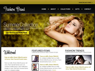 Preview fashion brand - FREE HTML CSS JavaScript Template