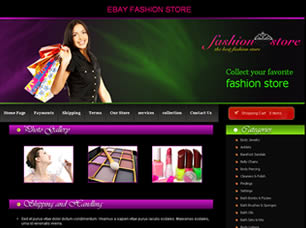 Preview fashion store - FREE HTML CSS JavaScript Template