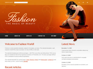 Preview fashion - FREE HTML CSS JavaScript Template