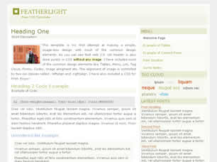 Preview featherlight - FREE HTML CSS JavaScript Template